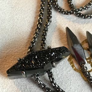 💛 Kendra Scott Cheska Bolo Black Drusy